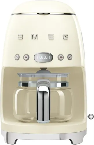 Smeg DCF02CREU - Beige Kaffeeautomat, vollautomatische Zubereitung für aromatischen Kaffee am Morgen