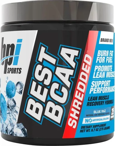 BPI Sports Best BCAA Shredded (25 serv) Blue Raz - Aminosäuren - BCAA