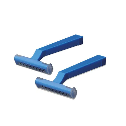 Maimed Razor Comfort Einmalrasierer Einwegrasierer Doppelklinge Blau, 100 Stück
