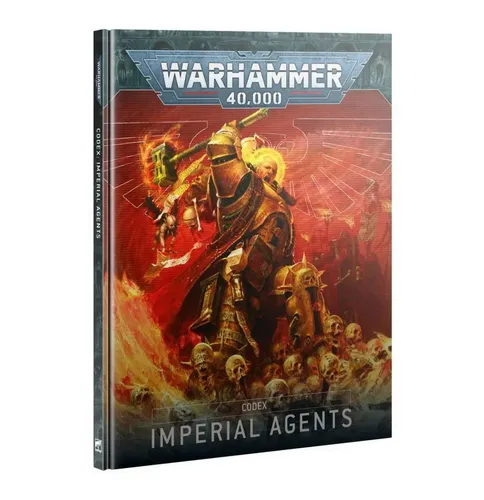 Games Workshop Warhammer 40k - Codex V.10 Agents Imperiaux (En) - Tabletop Spiele, umfassendes Regelwerk für die Imperial Agents Fraktion mit strategischen Optionen und neuen Spielmechaniken.