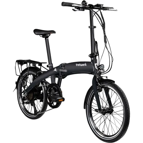 Tretwerk Akimbo E Bike 20 Zoll Klapprad Elektrofahrrad 360Wh 155 - 190 cm black sparkle