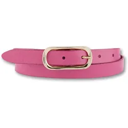 Eleganter Ledergürtel in Pink, Gr. 100 - Hochwertiger Ledergürtel von BERND GÖTZ, stufenlos verstellbar mit einer eleganten Einfachdornschließe. Ideal für formale Anlässe und Business-Looks, wertet jedes Outfit stilvoll auf.