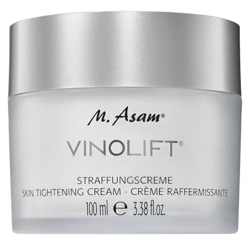 M. Asam VINOLIFT Straffungscreme (100ml) – Anti-Aging Gesichtscreme für trockene Haut - Tagespflege mit Traubenstammzellen und Resveratrol, strafft die Haut und reduziert sichtbar Linien und Falten für ein ebenmäßiges, pralles Hautbild.