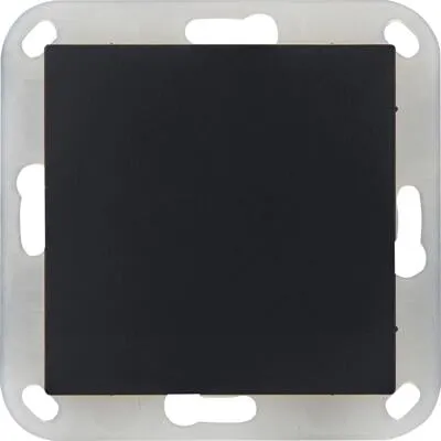 OPUS 55 Blindabdeckung mit Kunststofftragring, mattschwarz (512.524.61)