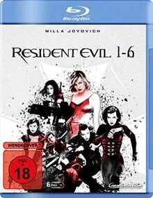 Resident Evil 1-6 [6 BRs] - Die komplette Sammlung - Filme: Erlebe über 9 Stunden Horror-Action mit Milla Jovovich, inklusive spektakulärer Special Effects und packendem Bonusmaterial. Ein Muss für jeden Actionfan!