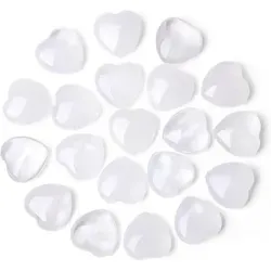 Bergkristall Herz Edelsteine Set – 20 Stück - 20 Stück Bergkristall Herz Edelsteine in eleganter Geschenkbox. Ideal für kreative Anwendungen wie Meditation und Feng Shui. Sorgfältig ausgewählt für optimale Energieübertragung und vielseitige Nutzung.