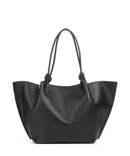Coccinelle Finn Shopper - Damenhandtasche aus Leder in Schwarz - Elegante Coccinelle Finn Shopper aus genarbtem Leder, ideal für den täglichen Gebrauch und stilvolle Akzente.