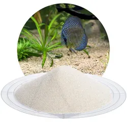Aquariumsand beige 0,1-0,3 mm - 25 kg Sack - Aquarien Zubehör mit natürlichem, gewaschenem Sand für optimale Lebensbedingungen von Fischen und Pflanzen. Ideal für Aquascaping und sorgt für ein gesundes Ökosystem.