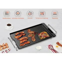 Phönix SG101P Elektrischer Tischgrill Balkongrill Elektrogrill 1300W Grill - Schwarz