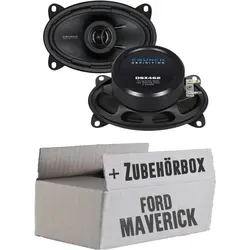 Crunch DSX462 - 4x6 Koax-System Einbauset für Ford Maverick 1 - Hochwertiges 4x6' Lautsprechereinbauset für Ford Maverick 1. Bietet perfekten Klang mit starken Ferrit-Magneten und stabilen Stahlkörben. Ideal für spezielle Einbauöffnungen, inklusive Einbauzubehör.