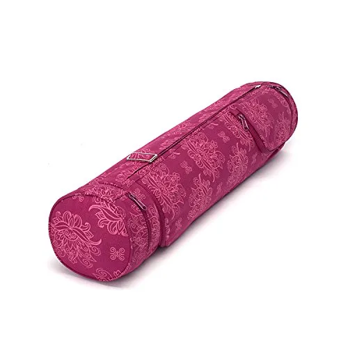 Bodhi Yogatasche ASANA Bag Cotton | Maharaja Collection - Sportmatten: Stylische Baumwolltasche für Yogamatten bis 80 cm Breite, mit praktischen Außentaschen für Zubehör und verstellbarem Gurt für maximalen Komfort.