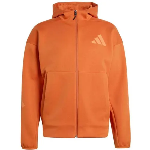 ADIDAS Herren Kapuzensweat by Stella McCartney Taekwondo - Bequemer adidas Z.N.E. Zip-Hoodie aus dreilagigem Doppelstrickmaterial für warme Tage. Ideal für Sport oder Entspannung, mit stylishem 3-Streifen Logo für sportliche Akzente.
