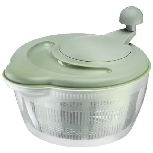 Westmark 2432224M Salatschleuder, Fassungsvermögen: 5 Liter, ø 26 cm, Kunststoff, BPA-frei, Fortuna, Mint-Grün, Standard