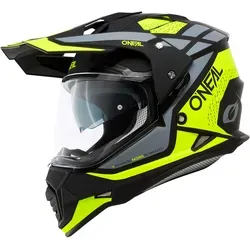 ONeal Sierra R Endurohelm - Matt Neon-Gelb/Schwarz/Grau - S - Motorradhelm mit optimaler Belüftung, Bluetooth-kompatibel und inklusive Pinlock® 30 Antibeschlag Linse für maximale Sicherheit und Komfort auf jeder Strecke.