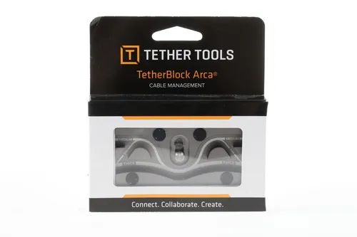 TETHER TOOLS TetherBlock Arca - Kamerastabilisator für Camcorder und DSLR, ideal für sicheres Tethering und stabile Aufnahmen. Kompatibel mit verschiedenen Marken, sorgt für vielseitigen Einsatz bei Fotoshootings.