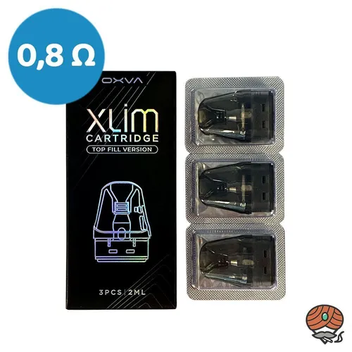 OXVA Xlim PRO Cartridge / Leer-Pod, 0,8 Ohm, 3 Stück à 2ml Tank