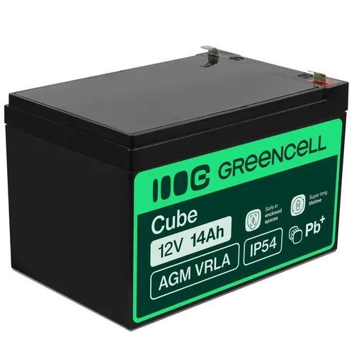 AGM08 AGM 12V 14Ah Gel Deep Cycle - USV-Akku, 14 Ah Leistung für zuverlässige Stromversorgung in kritischen Anwendungen