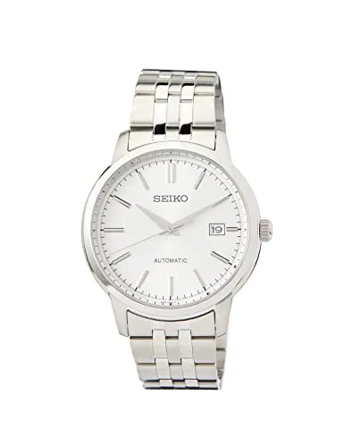 Seiko Herren Analog Automatik Uhr SRPH85K1 - Armbanduhren für Herren, robustes Edelstahl-Gehäuse mit edlem silberfarbenen Glanz und automatischem Uhrwerk für präzise Zeitmessung.