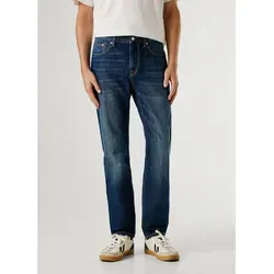 Pepe Jeans 5-Pocket-Jeans BYRON FS MIDNIGHT FADE blau 36 - Modische 5-Pocket-Jeans im Used-Look, gefertigt aus 100% Baumwolle. Ideal für den Alltag, mit geradem Schnitt und hohem Bund für optimalen Tragekomfort.