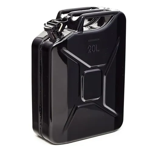 BW Benzinkanister Metall 20 Liter - TÜV-geprüft und UN-zugelassen - Sonstiges Autozubehör, aus robustem 0,9mm Stahl für hohe Langlebigkeit und Korrosionsbeständigkeit, ideal für sicheres Lagern von Kraftstoffen.