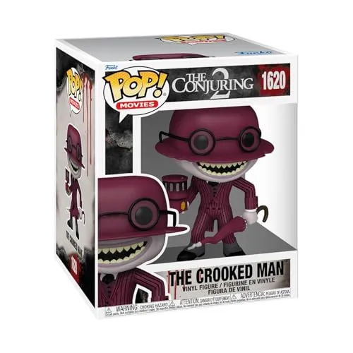The Conjuring Super Sized POP! The Crooked Man 15 cm - Aufstellfigur aus der Funko POP Serie, detailreich und ideal für Sammler von Horror-Merchandise.