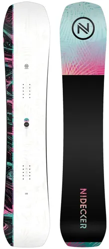 Nidecker Snowboard Venus 155 cm - Multicolor Snowboard für Damen, ideal für alle Schneearten. Genießen Sie präzise Kontrolle und Stabilität auf der Piste.