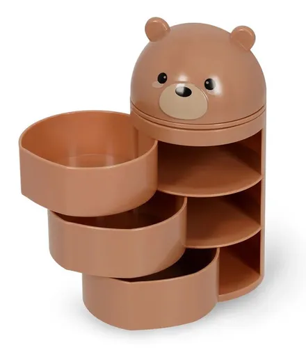 Legami Schreibtisch Organizer TEDDY BÄR  mit drei Schubladen - Desk Organizer