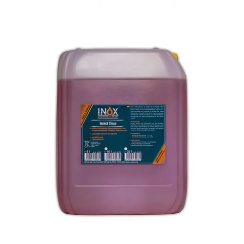 INOX Insektenreiniger Insect Clean 5 L Insektenentferner auf Glas-, Lack-, Chrom-, Metall und Kunststoffoberflächen 4011802