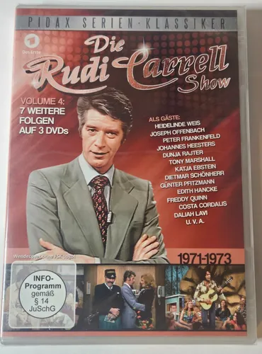 DVD - Die Rudi Carrell Show Vol. 4 - (1971-1973) 7 Folgen auf drei DVDs - OVP