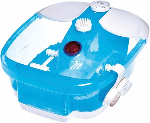 Promed Fußsprudelbad FB-100 – Entspannende Fußreflexzonen Massage - Spa & Bad-Geräte mit wohltuender Sprudel- und Vibrationsmassage, 5L Kapazität und Temperatur-Warmhaltefunktion für entspannende Wellness zu Hause.