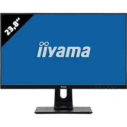 Iiyama Prolite XUB2493HSU-B1 - 23,8 Zoll FHD Monitor - 23,8 Zoll Full HD Monitor mit 4 ms Reaktionszeit, höhenverstellbar für ergonomisches Arbeiten, ideal für Büro und Home Office.
