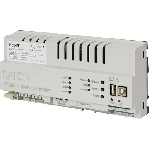Ceag Notlichtsysteme CGLine+WEBController - Zentrale Überwachungseinheit für CGLine+ Leuchten, kompakt und ideal für effektive Notlichtlösungen in gewerblichen Anwendungen.