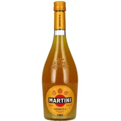 Martini MIMOSA 8% Vol. 0,75l - Erfrischender Martini MIMOSA, ideal als Aperitif oder zu besonderen Anlässen. Kombiniert spritzigen Martini Prosecco mit fruchtiger Orangensüße für ein elegantes Geschmackserlebnis.