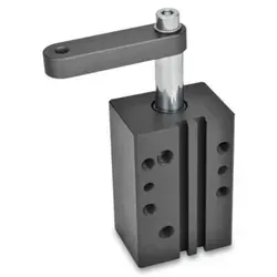 SCHWENKSPANNER, PNEUMATISCH, MIT GEWINDEBOHRUNG