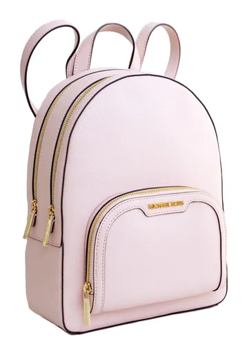 Michael Kors Jaycee Medium PKT Backpack - Eleganter Damentaschen Rucksack aus hochwertigem Leder in Powder Blush mit goldenen Akzenten. Ideal für Freizeit und unterwegs, bietet ausreichend Platz für Essentials.