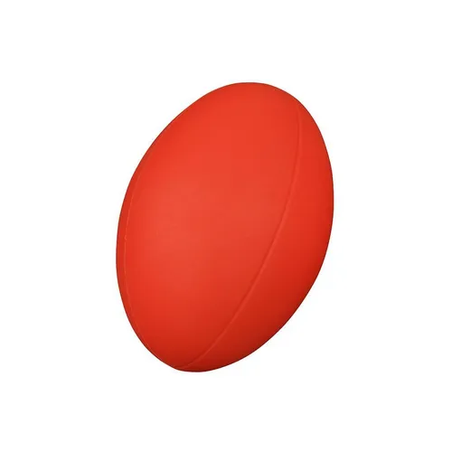 Coated Foam Rugby Ball Red Red