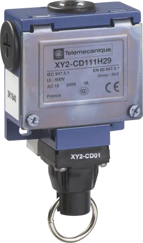 Telemechanique Sensors Seilzug-Schalter XY2CD111H29 IP66 - Steckverbinder Zubehör, robuster Seilzug-Schalter mit IP66 Schutz, ideal für anspruchsvolle Umgebungen von -20 bis 70 °C.