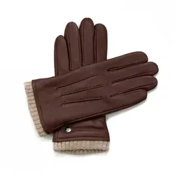 Hand Gewand by Weikert Lederhandschuhe HARRY - Hochwertige Hirschleder Handschuhe mit Kaschmir Fütterung 8
