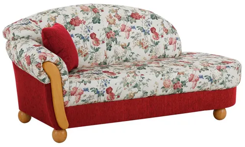 Home affaire Ottomane Milano, bequemes solitär Sofa im Landhaus-Stil, B/T/H 181/79/83cm