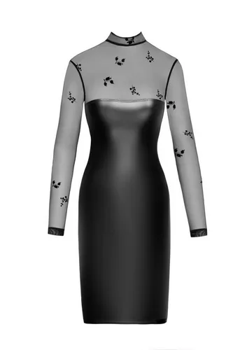 Noir Handmade Minikleid Minikleid in schwarz - M