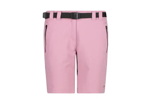 CMP Woman Bermuda fard (C602) 48 - Damen Outdoor Shorts aus hochwertigem 4-Wege-Stretch-Material, ideal für Wandern. Ergonomischer Schnitt, zwei Reißverschlusstaschen und elastischer Hüftgürtel für optimalen Komfort und Bewegungsfreiheit.