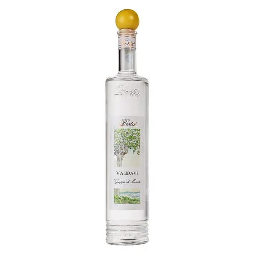 Berta Valdavi Grappa di Moscato - Sortenreiner Grappa di Moscato aus besten Muskateller Trestern des Piemonts – genießen Sie den feinen Grappa Valdavi jetzt zum Top-Preis!