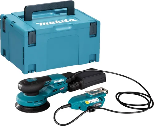 Makita BO 001 CGZ01 Akku Exzenterschleifer 40 V - Kompakt & Handlich - Kompakter Akku Exzenterschleifer für präzises Schleifen. Mit effektiver Staubabsaugung und bürstenlosem Motor für hohe Langlebigkeit. Ideal für verschiedene Materialien.