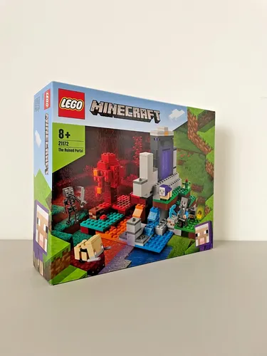 LEGO Minecraft 21172 Das Zerstörte Portal - Erlebe Abenteuer mit dem LEGO Set Das Zerstörte Portal. Enthält spannende Elemente aus der Minecraft-Welt, ideal für kreative Bauprojekte und Spielvergnügen ab 8 Jahren.