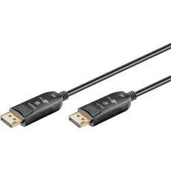 Goobay 64868 AOC Optisches DisplayPortTM Hybrid-Verbindungskabel 30 m - Hochwertiges 30 m langes Goobay AOC DisplayPortTM Kabel mit 40 Gbit/s für gestochen scharfe 8K/120 Hz Übertragungen. Ideal für verlustfreie Datenübertragung über lange Strecken.