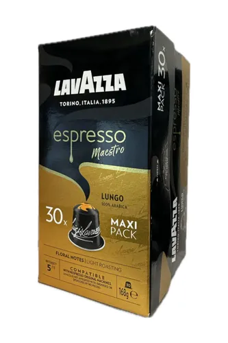 Lavazza Espresso Maestro Lungo Maxi Pack 30 Kapseln Kompatibel ®Nespresso Kaffee