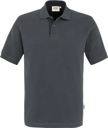 HAKRO Polo-Shirt „Classic“ - anthrazit, Größe L - Hochwertiges Poloshirt für Herren, ideal für Beruf und Freizeit, bietet hohen Tragekomfort und zeitloses Design.