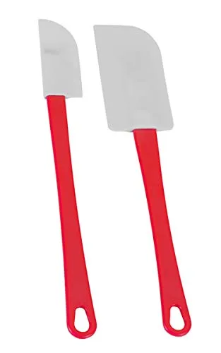 METALTEX CHROMOTHERAPY Whippy Teigschaber 24 cm - RHODAMINE (Pink-Rot)