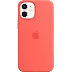 Apple - Hintere Abdeckung für Mobiltelefon - mit MagSafe - Silikon - Pink Citrus - für iPhone 12 mini - Rosa