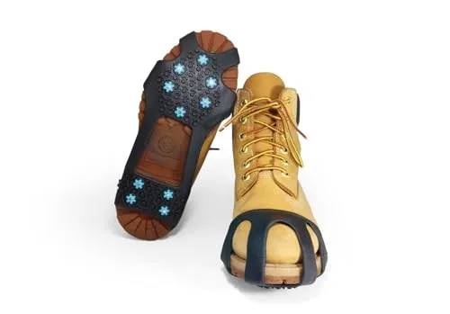 Origin Outdoors Unisex – Erwachsene Metropolis Schuhspikes, Transparent, L (ca. 39-42)